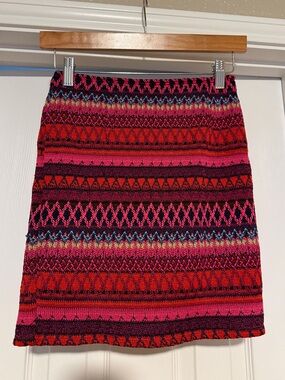 Hollister Knit Mini Skirt Boho | Y2K